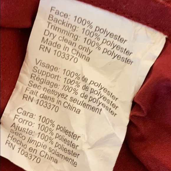 2 shams 39” x 23” burgundy and gold sham - Picture 4 of 5